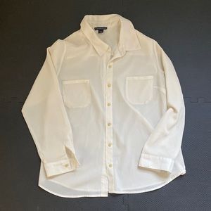 Silk-like Crème Blouse